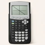 TI 84 calculator showing a straight line graph with an x-axis intersection on the screen