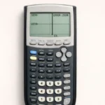 TI 84 calculator showing a graph with incorrect settings on the screen
