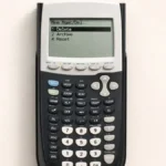TI 84 calculator showing the memory management menu on the screen