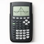 TI 84 calculator showing a graph with visible x-intercepts and y-intercept on the screen