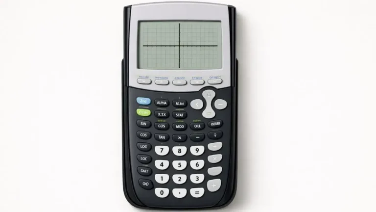 TI 84 calculator showing a blank graph screen with visible axes